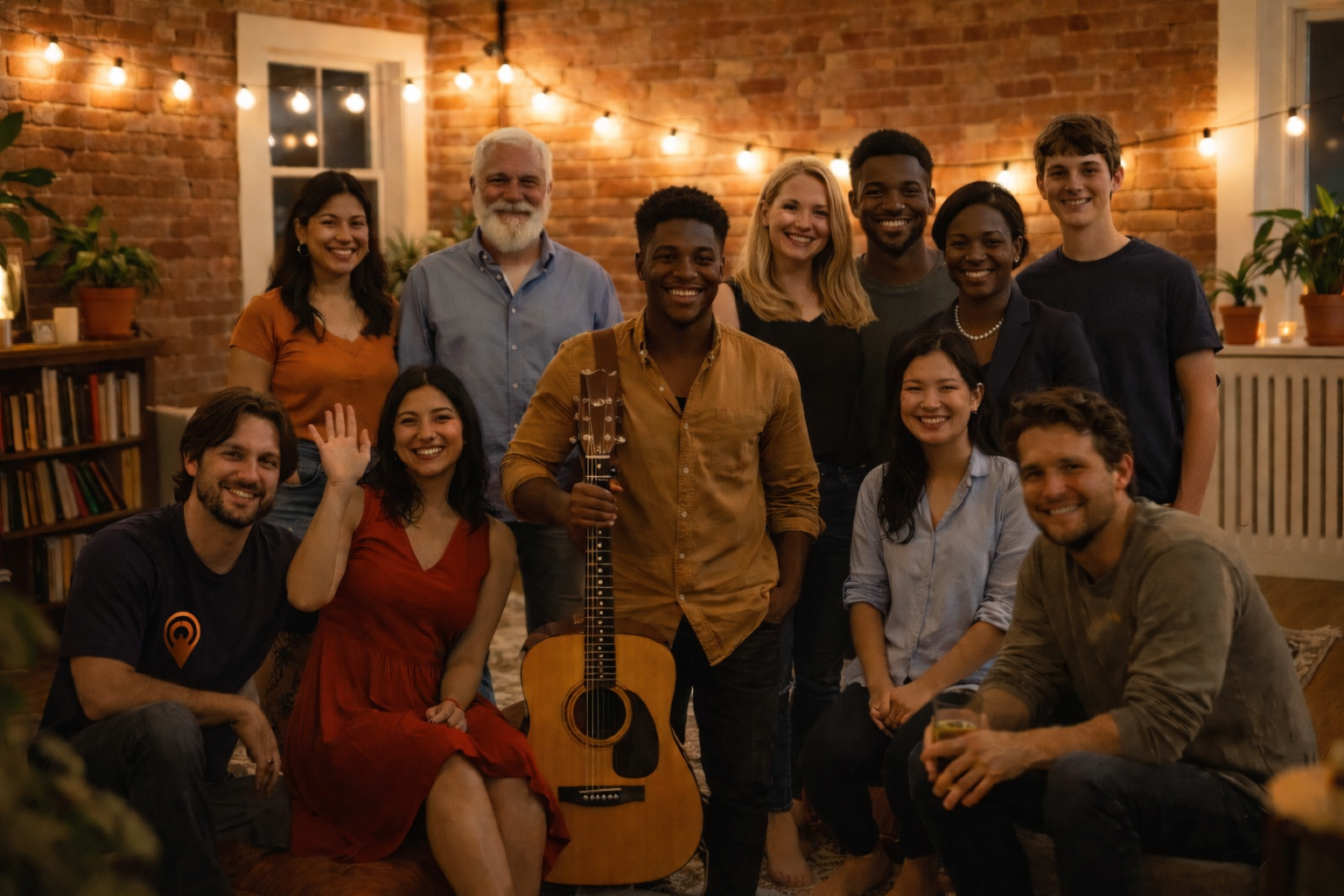 People collaborating on music